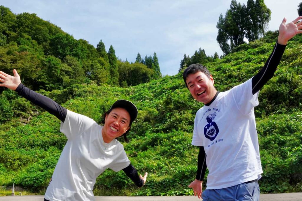 Tour guides on Tokamachi Tanada Trek 