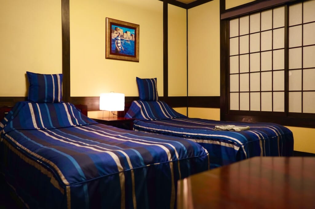 guest room at Tamachi Bukeyashiki Hotel