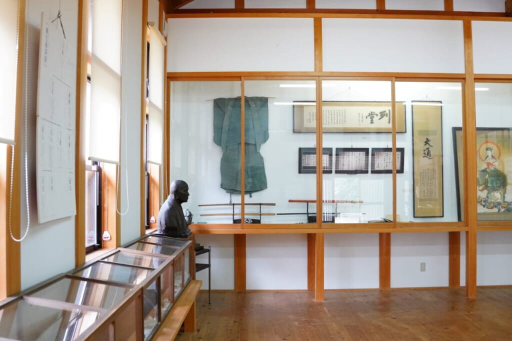 Exhibition area at Hotokuji Temple