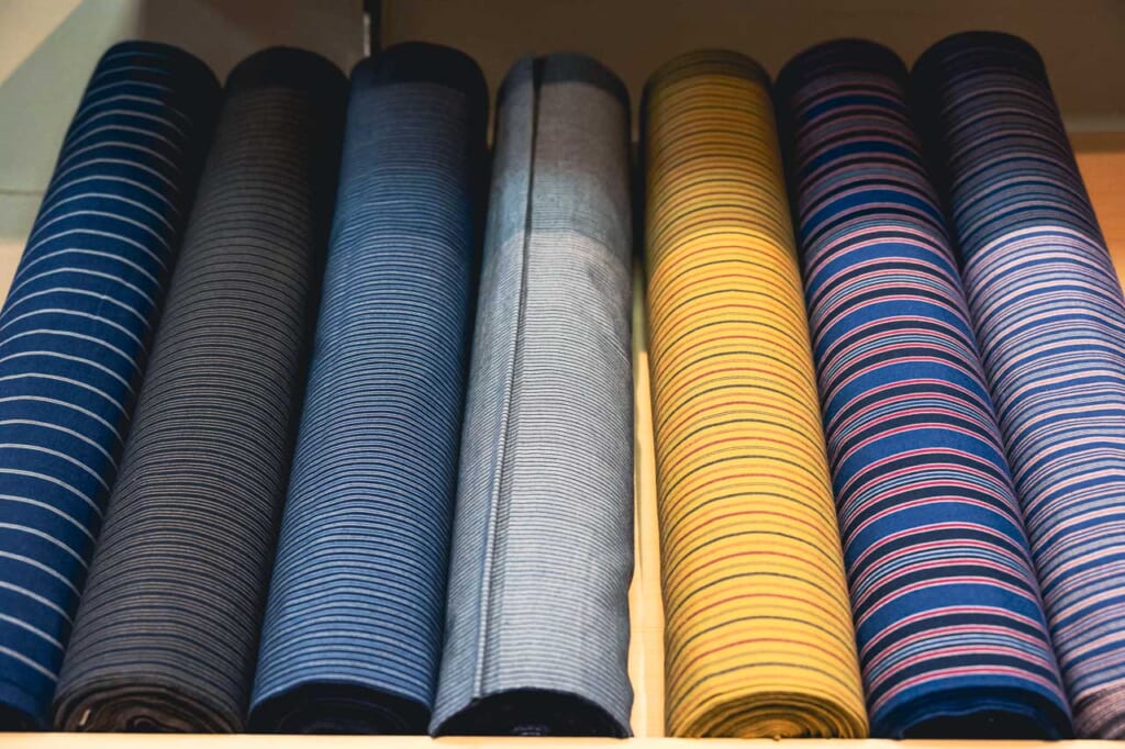 kawagoe tozan is a famous cotton textile made in kawagoe saitama japan