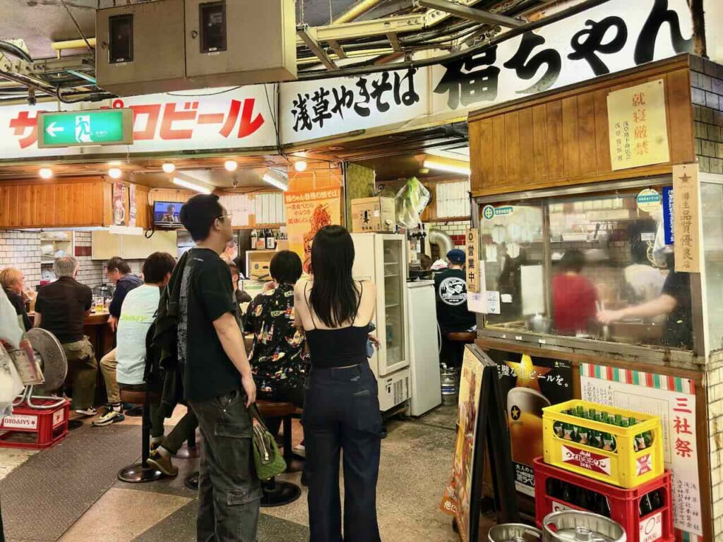 Asakusa Yakisoba Fukuchan (浅草焼きそば福ちゃん) in Asakusa Underground Shopping Street