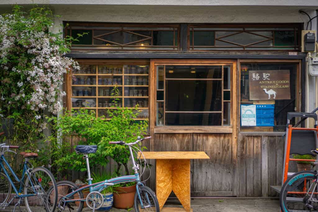 An antique storefront in Nishi-Ogikubo, Tokyo