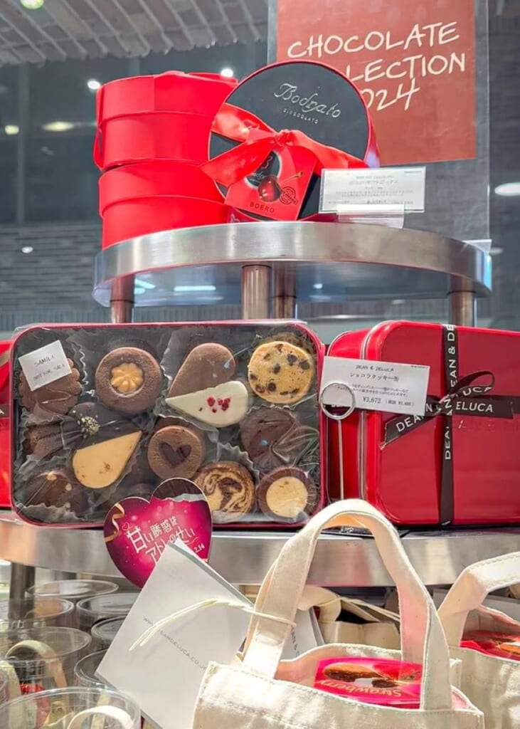Chocolate boxes for Saint Valentine's in Japan