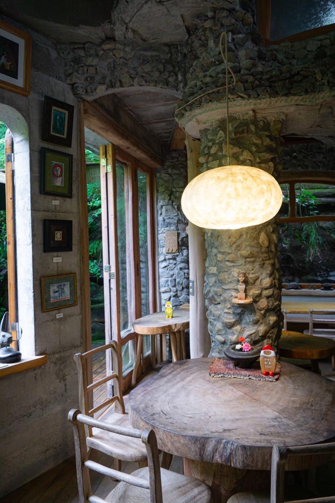 A beautiful café in the Fukazawa Tiny Museum in Akiruno