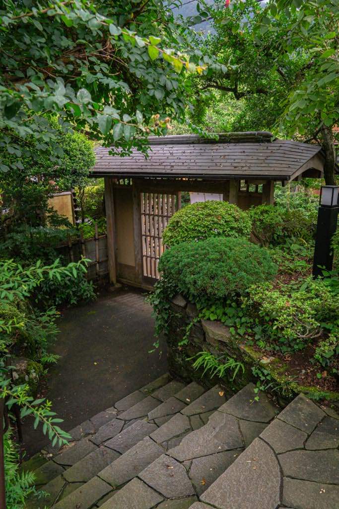 Traditional Japanese entrance