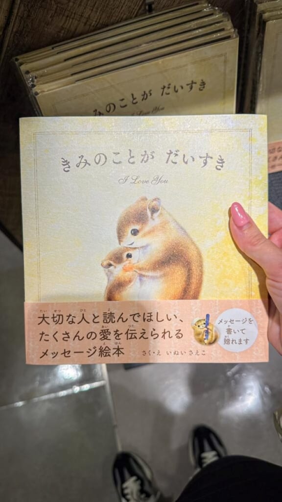 A beautiful Japanese book about a squirrel.