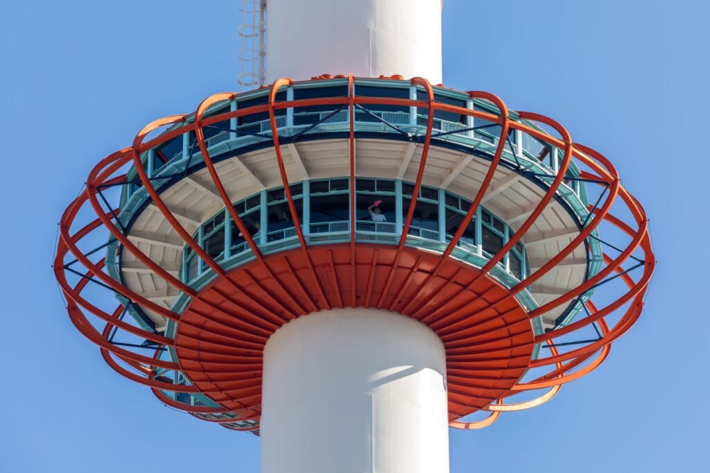 Observation deck in Kyoto