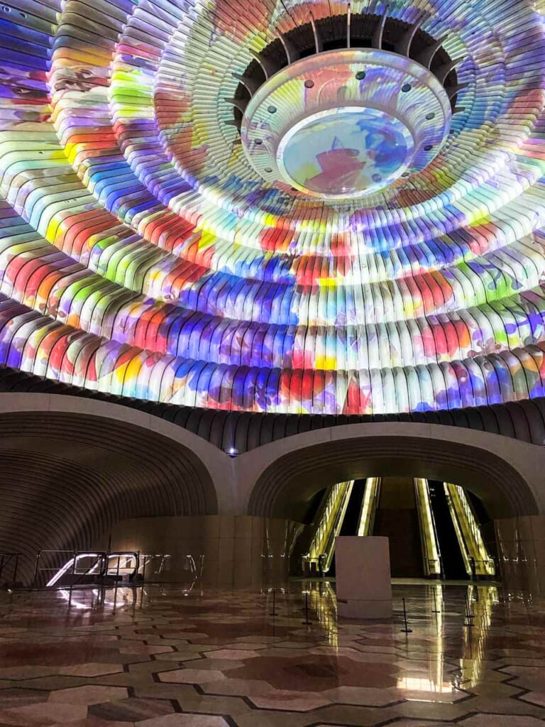 Kaleidoscope projection at MOA Museum of Art