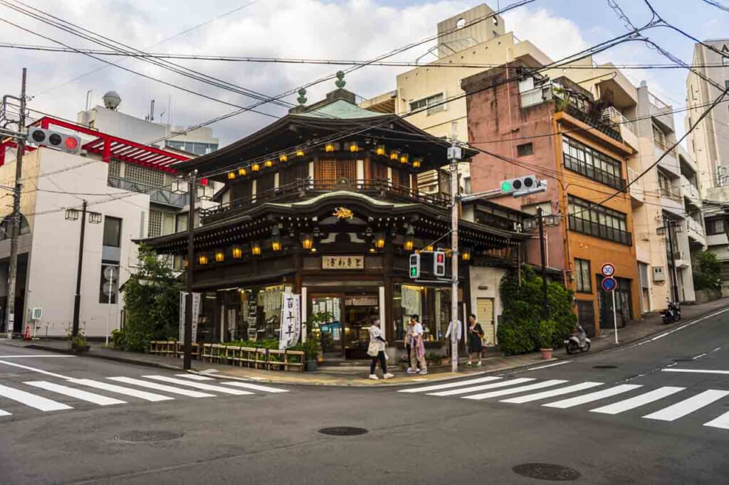 Tokiwagi, a traditional Japanese confectionery 