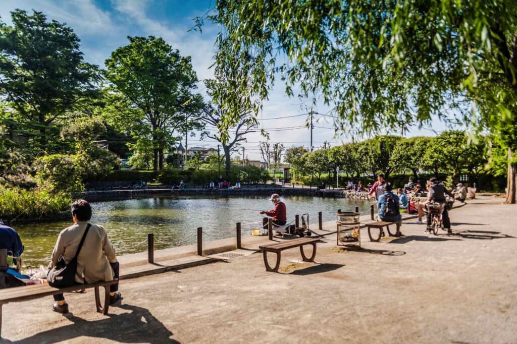 Akatsuka Tameike Park next to Itabashi Historical Museum