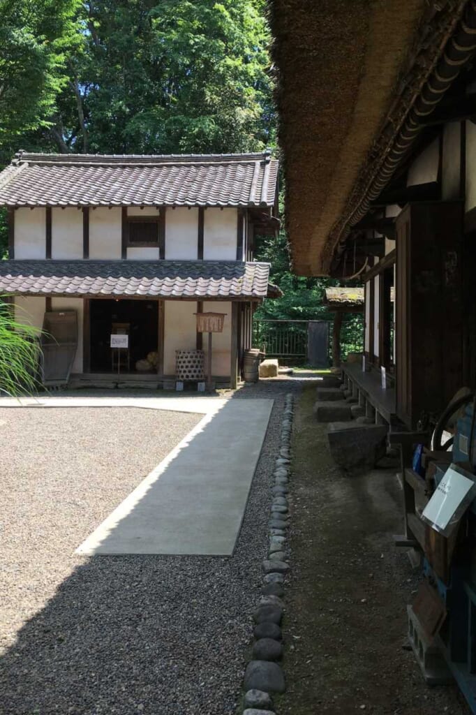 Old houses preserved at Itabashi Historical Museum