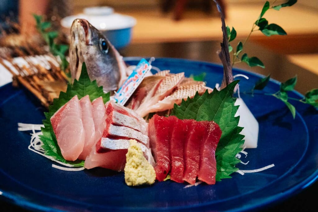 fresh sashimi