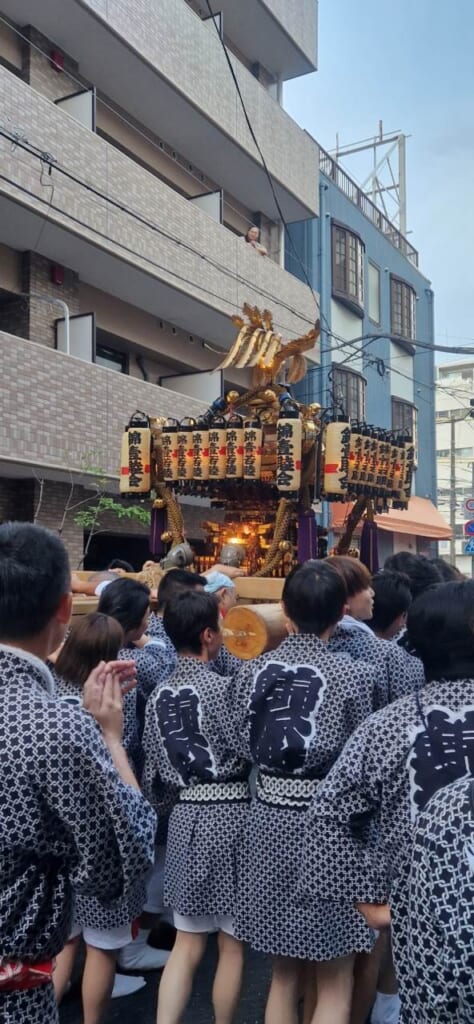 Japanese mikoshi group