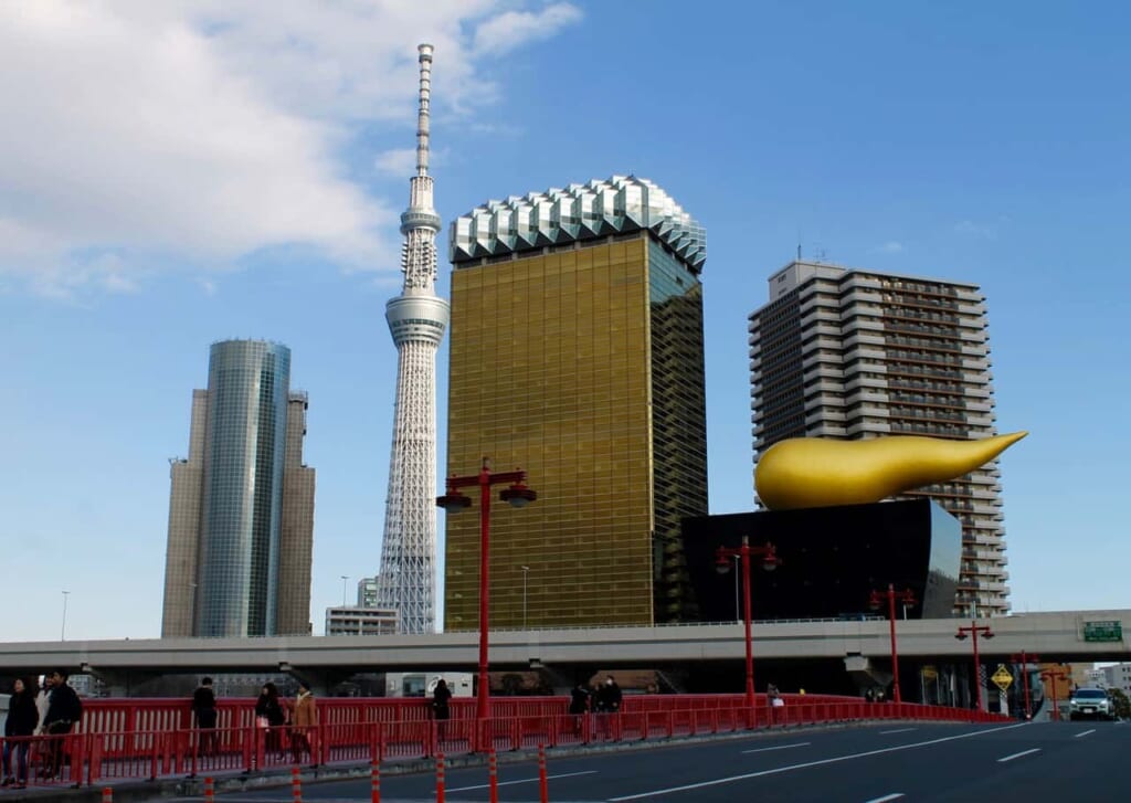 Asahi Breweries headquarters in Tokyo, Sumida