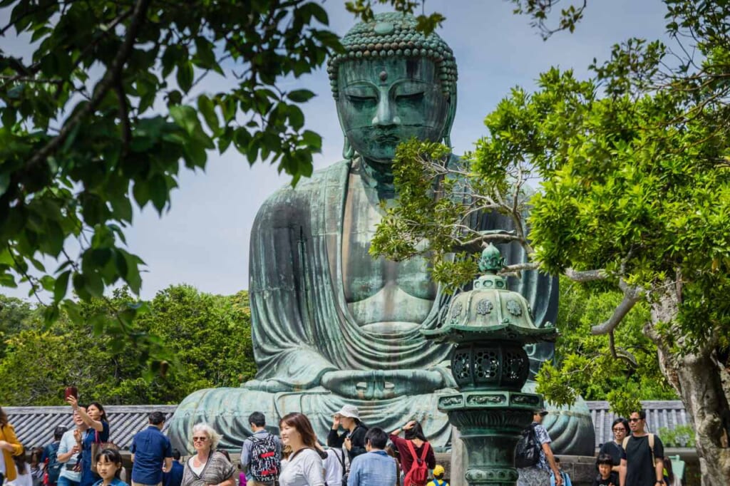 Kamakura Daibutsu or the Great Buddha of Kamakura, located in Kotokuin Temple