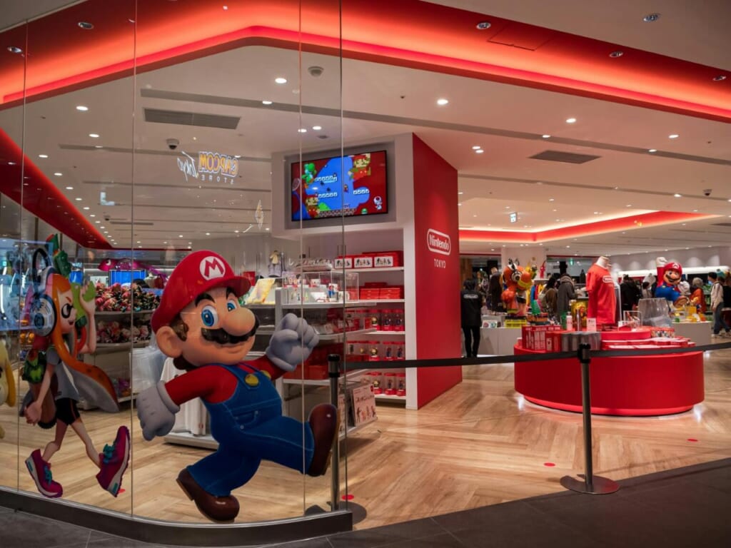 Nintendo store at Parco in Shibuya, Tokyo