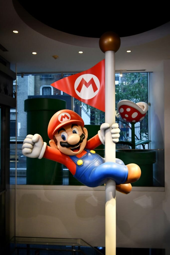 Super Mario figure in Japan