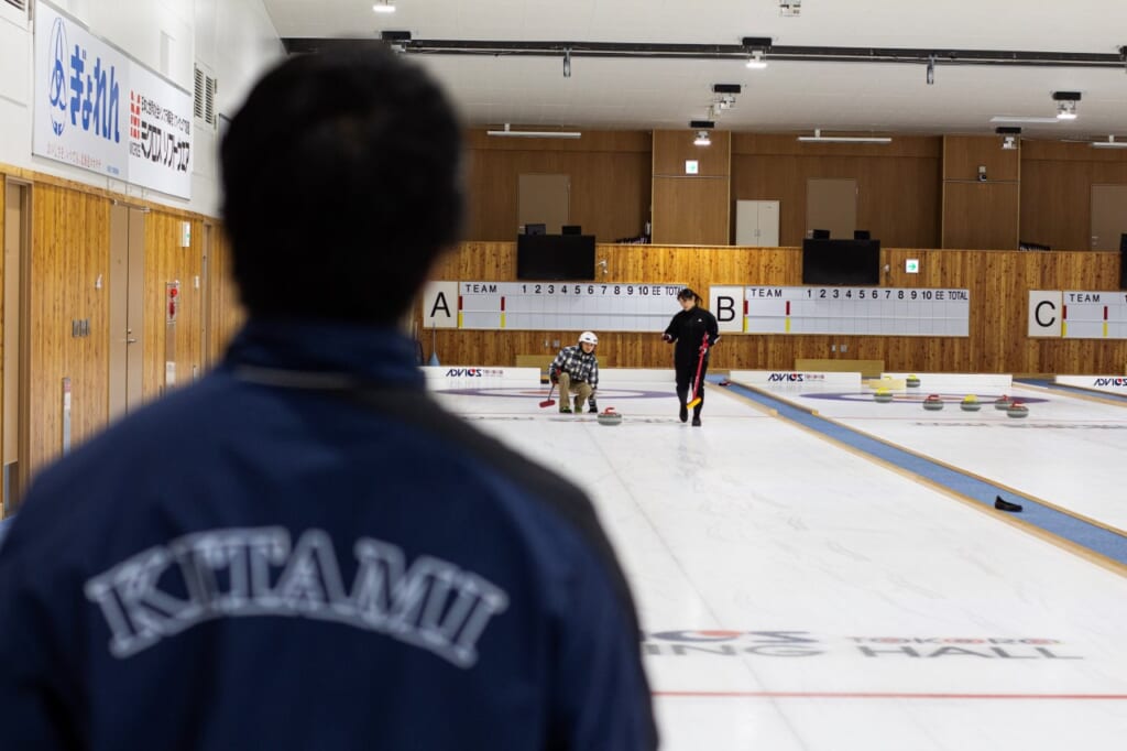 curling hall in Japan