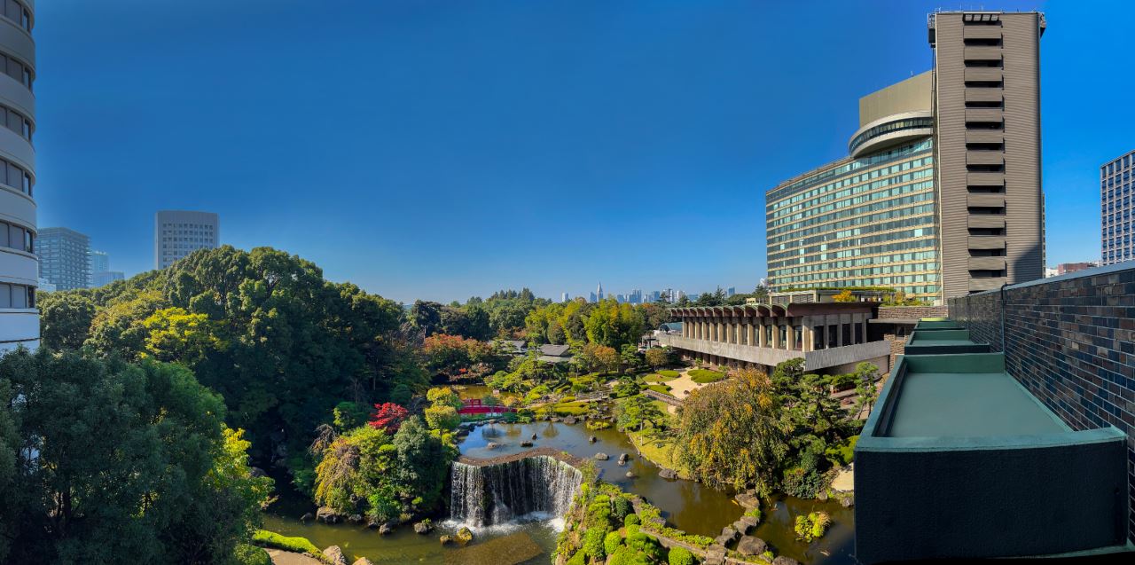 Japanese garden at the Hotel New Otani, Tokyo