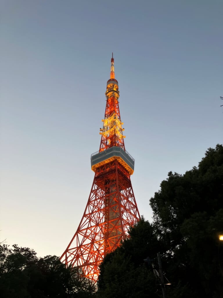 Illuminated Tokyo Tower