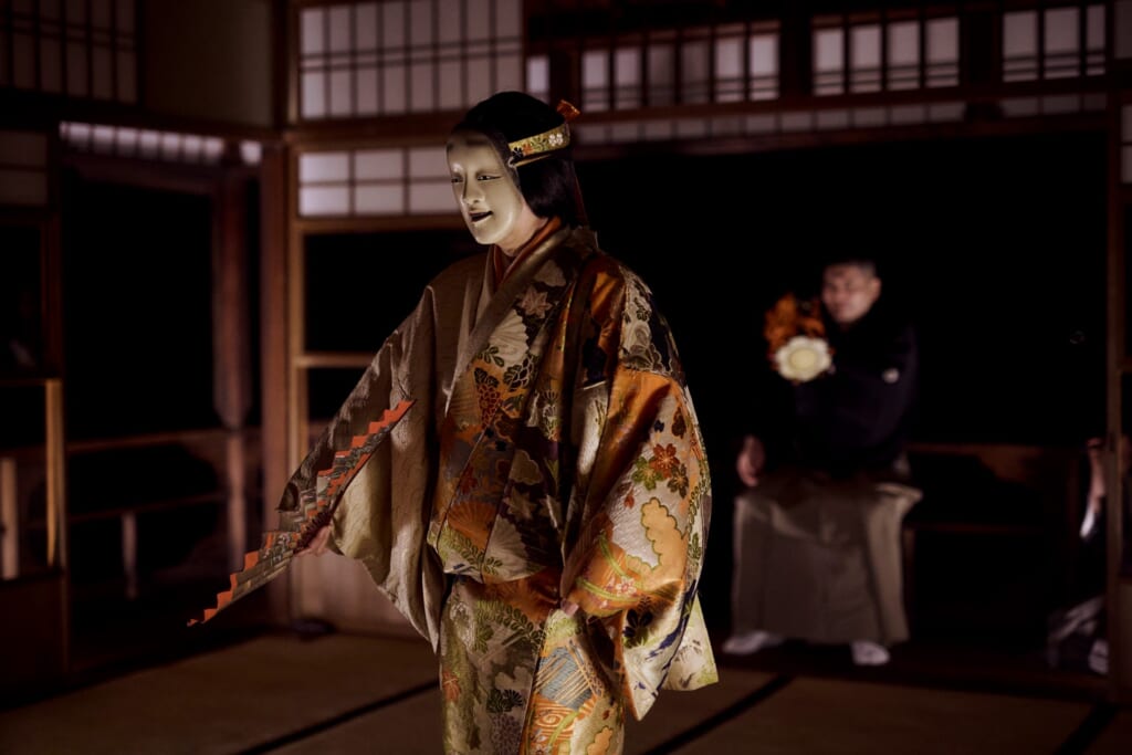 Noh performance at Hotel The Mitsui Kyoto