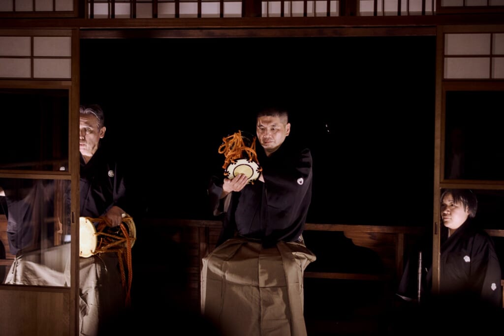 Noh performance in Kyoto