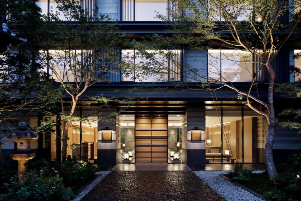 entrance of Hotel The Mitsui Kyoto