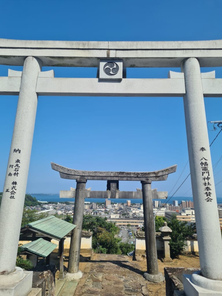 torii gate in Beppu