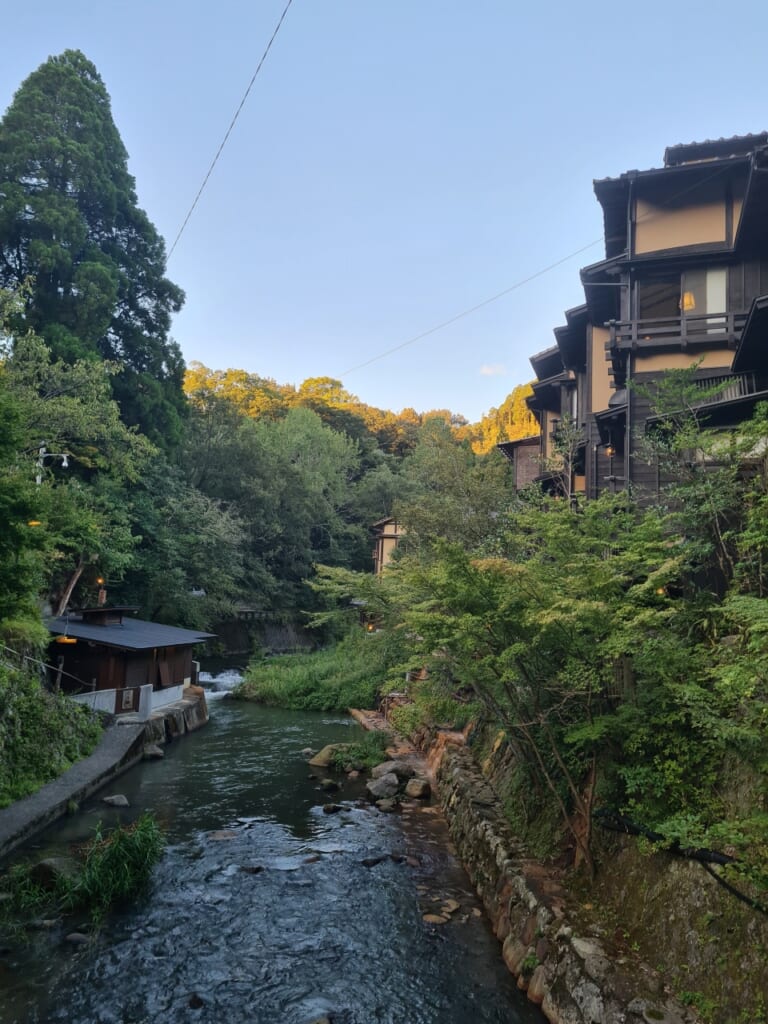 river in Kurokawa Onsen