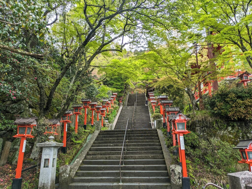 Stairs going to Kurama