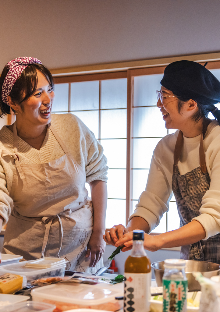 Cooking class at Mikuniminato