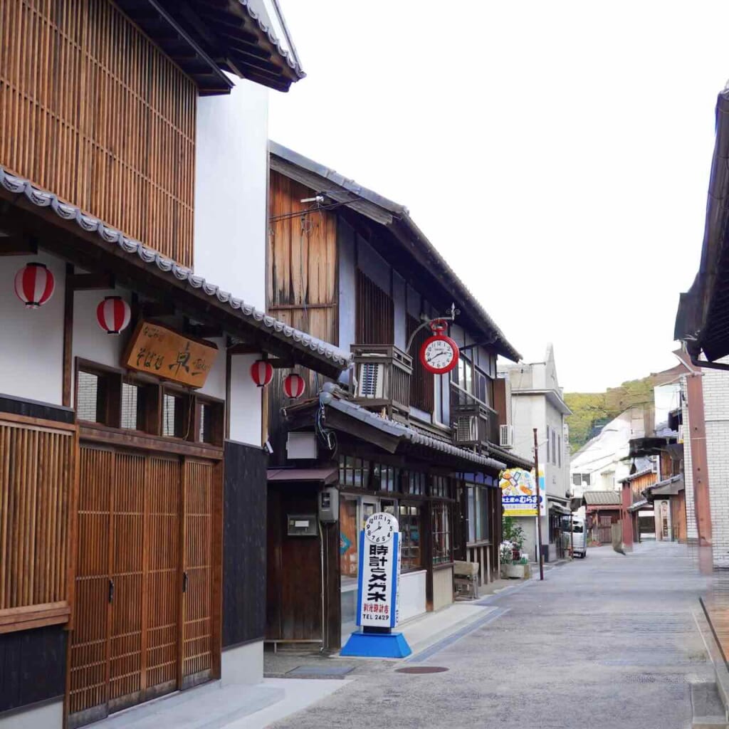 Mitarai, a  preserved Edo-period townscape