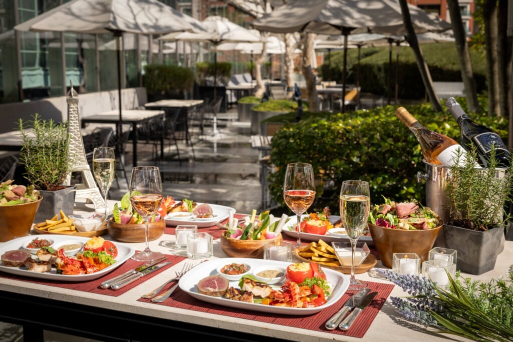 summer terrace BBQ and Grand Hyatt Tokyo