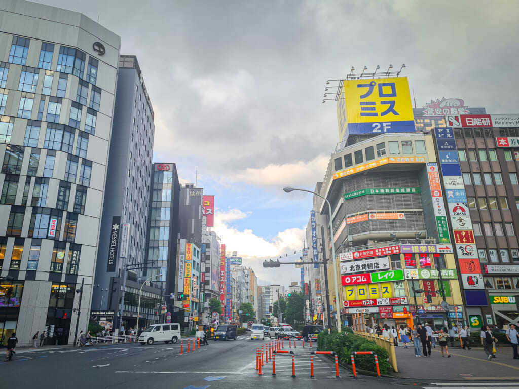 Waseda Dori in Tokyo
