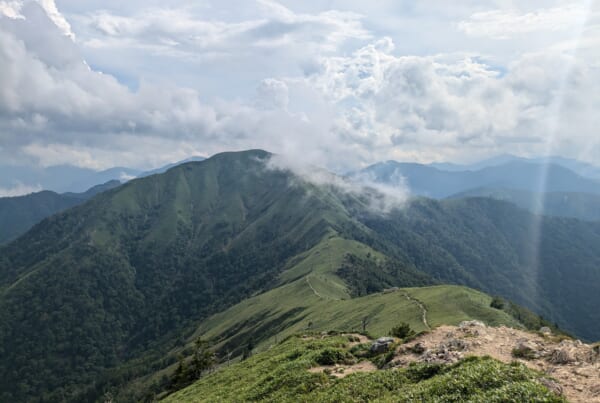 The top of Mount Tsurugi