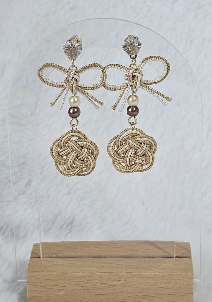 Mizuhiki earrings
