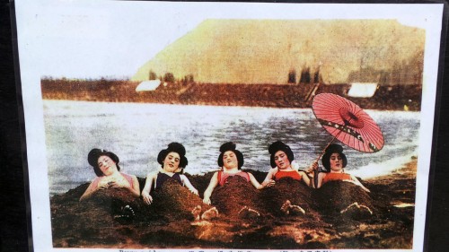 Les bains de sable, une activité historique de Beppu sur l'île de Kyushu