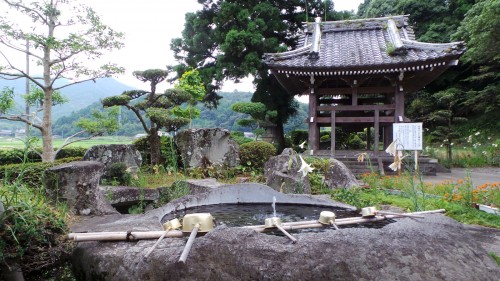 Temple qui abrite le plus grand Fudō en bois du pays, Kunisaki, Oita sur l'île de Kyushu