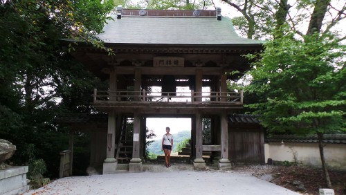 Le clocher du temple Monjusenji, dans la péninsule de Kunisaki, préfecture d'Oita.