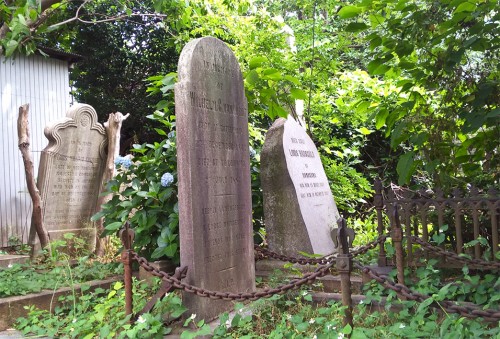 Tombes de français au cimetière étranger de Yokohama