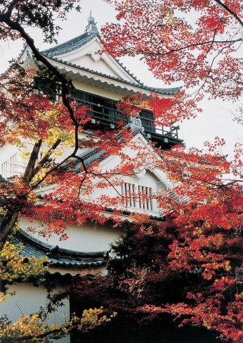 Le château d'Okazaki, lieu de naissance de Tokugawa Ieyasu, Japon.