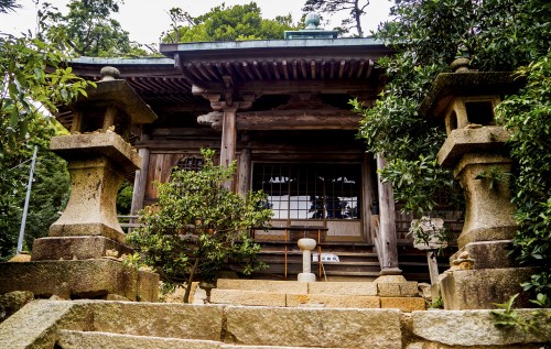 Dainichi Do, un autre pavillon du mont Misen, Miyajima, Japon.