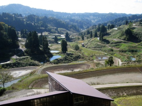 Joli village rural de Yamakoshi, Japon.