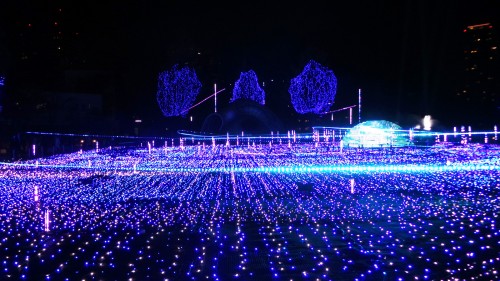 Noël au Japon : illuminations de Roppongi.