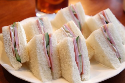Sandwich au jambon au Cooktown café dans un kissaten de Nagoya