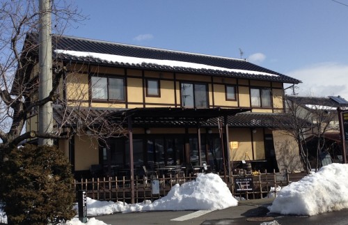 Hébergements Restaurant de la ville d'Obuse dans la préfecture de Nagano, Japon.
