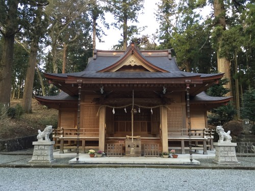 Suyama Sengen-jinja, sanctuaire dédié au Fuji, préfecture de Shizuoka, Japon.