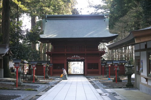 Fuji Sengen-jinja, sanctuaire dédié au Fuji, préfecture de Shizuoka, Japon.