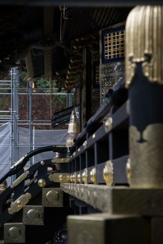 le pavillon principal Hon-Den au sanctuaire Toshogu à Nikko