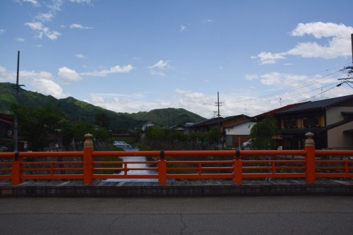 Le pont Imamiya à Hida Furukawa, Gifu